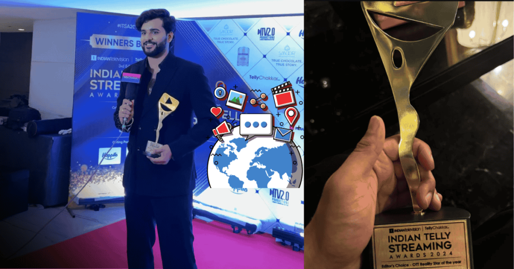 Abhishek Malhan (Fukra Insaa) Wins at Indian Telly Streaming Awards 2024